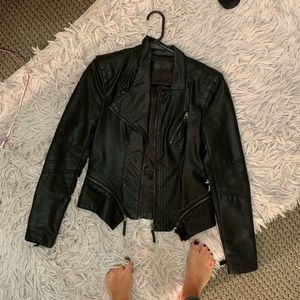 Bank NYC leather jacket